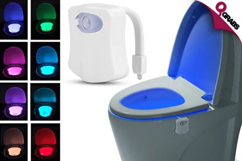 From QR29 Light It Up with a Motion Activated LED Toilet Seat Light! (Up to QR98 Value)